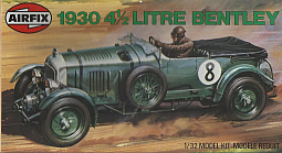 Slotcars66 Bentley 4.5ltr 1930 1/32nd Scale Plastic Construction Kit by Airfix -  